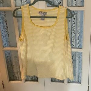 CLASSIC HORIZONTAL STRIPES OF YELLOW & WHITE SIZE XL
